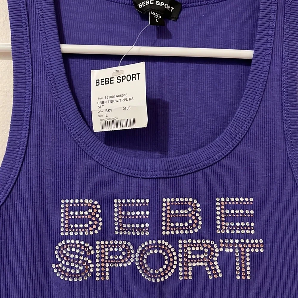 Bebe Sport Tank Top. - Picture 3 of 4